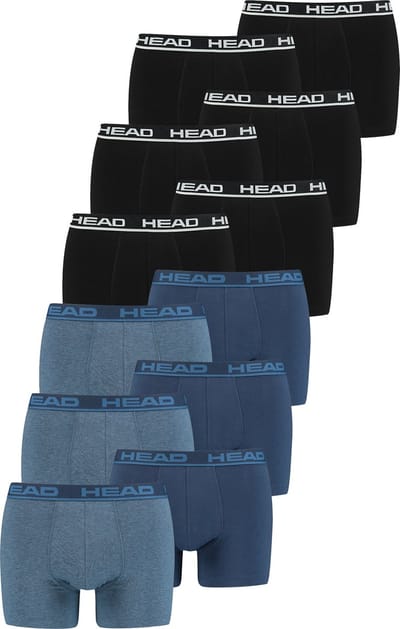 BOXERS Set van 12 stuks Head Basic Boxerbroek voor heren, shorts, ondergoed, ondergoed