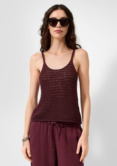 Dames Tanktop met Glitter Effect QS