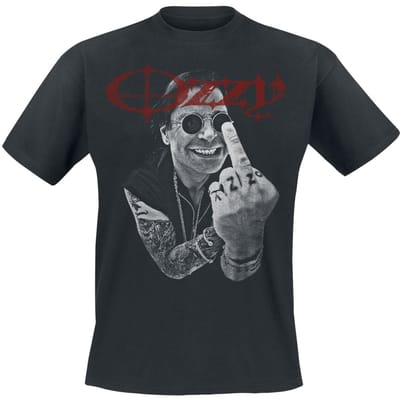 Ozzy Osbourne T-shirt - Middle Finger - S tot 5XL - voor Mannen - zwart
