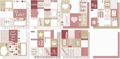 Joy!Crafts Papierset - 30,5x30,5cm - 8 tweezijdige designs - Love this life