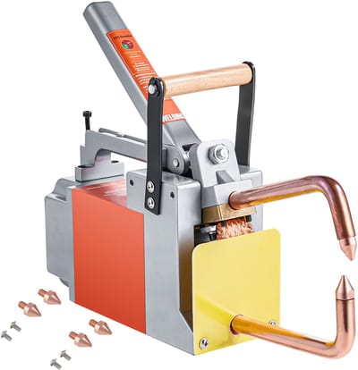Puntlasser - Draagbare puntlasmachine - Ingangsvermogen 1,5 kVA - Max. 3,2 mm Plaatdikte - Met Laspistool - Voor Staal/RVS/Aluminium