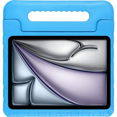 Just in Case tablet Hoes Kinderen geschikt voor iPad Air 11 inch (M4 2026 / M3 2025 / M2 2024) - Kinderhoes Tablet Classic - Blauw