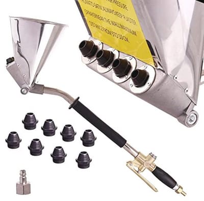 Pneumatisch Cementspuitpistool 4L met Metalen Nozzles voor Pleisteren