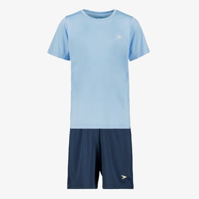 Dutchy tweedelig kinder sport set blauw - Maat 140