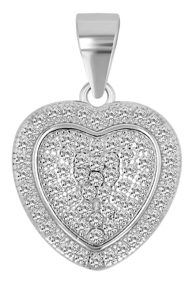 AKZENT Akzent Dames Hanger "Elara" aus 925 Sterlingzilver, gerhodineerd, duurzaam