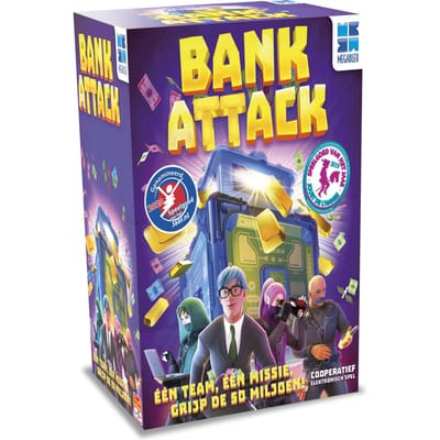 Bank Attack - Coöperatieve spellen - Gezelschapsspel voor Familie - Elektronische Kluis inbegrepen - spellen kinderen