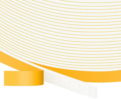 Dailygoods - Hoge dichtheid Foam Tape 6mm (B) x 1.5mm (T), Zelfklevende Weer Stripping Seal, Home Window Isolatie Deur Diepgang Excluder Tape, Geluiddichte Schokbestendige Gap Afdichting