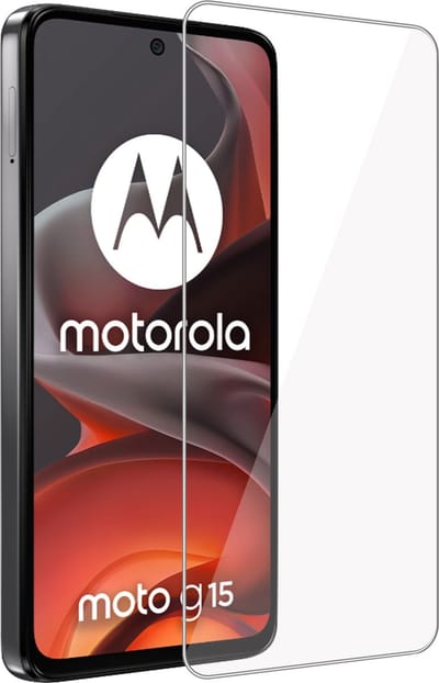 Geschikt voor Motorola Moto G15 / G05 / E15 - Screenprotector - Beschermglas - GuardCover