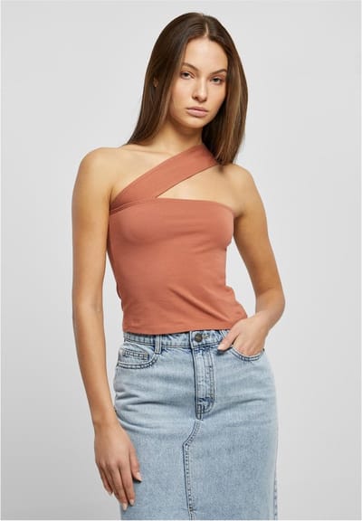 Urban Classics - One Strap Mouwloze top - 5XL - Oranje