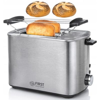 TZS First Austria Broodrooster - Toaster - 7 Warmteniveaus - 2 Sneetjes - 850W - RVS