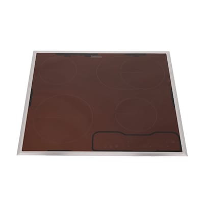AEG glasplaat met kader, inox, Zanussi, 576x506mm 3058136361