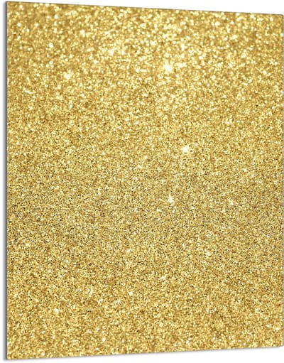 TMK ArtDeko Serie - Glazen Snijplank - 40x52 cm - Gouden Kleur - Veilig - Multifunctioneel