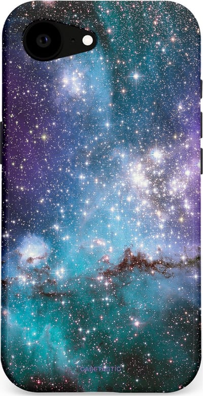 Casetastic Hoesje Geschikt voor Apple iPhone 16e Magsafe - Stijlvolle Beschermende Duo-layer Case - Nebula nachtdroom