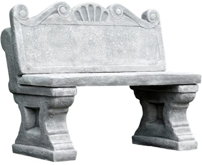 Tuinbank van steen – 120 cm – klassieke tuindecoratie
