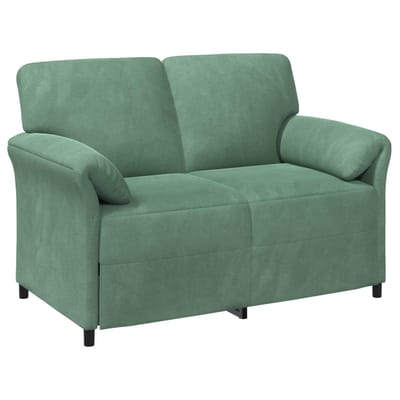 vidaXL - 2-Zits - Sofa - Zeegroen - 138 - x - 83 - x - 95 - cm - Fluweel