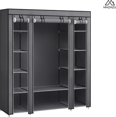 MIRA Home - Kledingkast - Opvouwbaar - Linnenkast - Garderobekast - 150x45x175