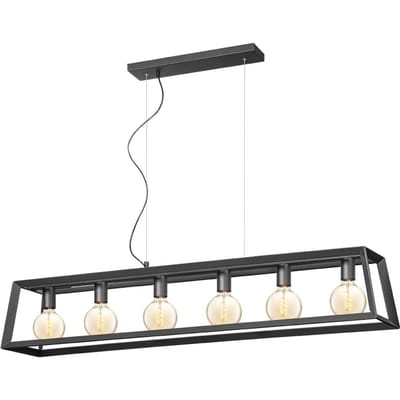 Home sweet home hanglamp Dito taps 6L - zwart