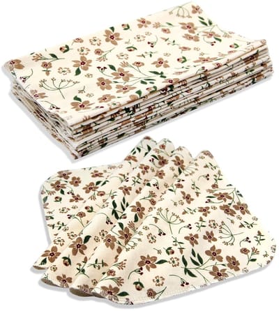 Dailygoods- Keukenhanddoeken 12 stuks - Herbruikbare/wasbare doeken - Absorberend - Alternatief voor papieren handdoeken - Duurzaam - Zero Waste - Keuken Doeken