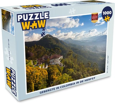 Puzzel Gebergte in Colombia in de herfst - Legpuzzel - Puzzel 1000 stukjes volwassenen