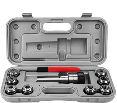 Spantanghouder Set - Precisie Spantangen - CNC Bewerking - Hoge Precisie - 10 Stuks - Zilverkleurig
