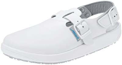 Abeba Werk schoenen Rubber werksandalen – leer, Src, Sanitsclog