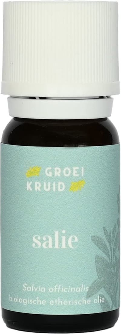 Biologische salie etherische olie | Salvia officinalis | 100% natuurlijk en puur | sage | 10 ml salieolie