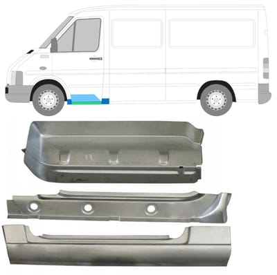 Reparatiepaneel set voor Volkswagen LT 1996-2005 / Links