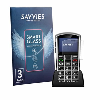 3 Stuks Savvies Screenprotector - geschikt voor Artfone A400 Pro 4G - beschermfolie glas transparant