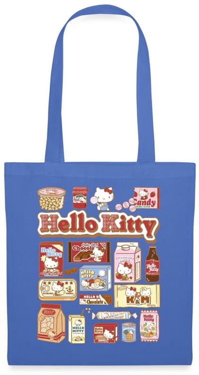 Hello Kitty Snack Collage Tas Van Stof Schoudertas