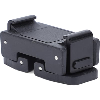 Camera Montage Adapter 14 Schroefdraad Opvouwbare 2-Poots Poort Snelkoppelingsadapter voor OSMO Pocket 3 gray
