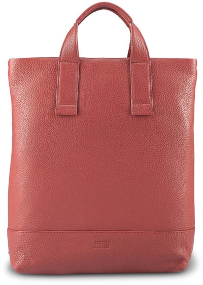 JOST Leren Vrije tijd rugzak Schoudertas Vika X-Change Bag Red Donkerrood