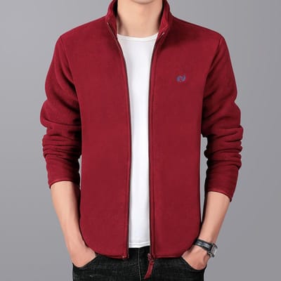 Fleece Jas Heren Polar Fleece Jas Heren Top Outdoor Jas Voering Lente Herfst Winter Dubbelzijdig Verdikt Sweatshirt Vest 4XL brown