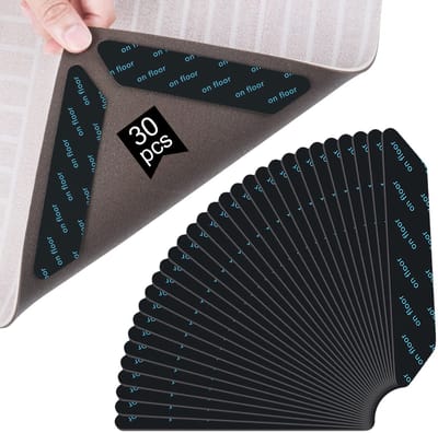 Antislip Stickers voor Tapijt - Herbruikbare Grippers - 30 Stuks