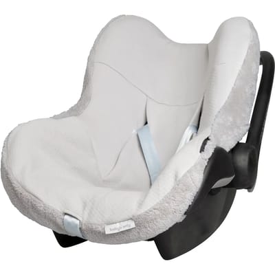 Baby's Only Baby autostoelhoes 0+ Cozy - Geschikt voor Maxi Cosi - Urban Taupe - Hoes voor de autostoel met teddystof - Geschikt voor 3- & 5-puntsgordel