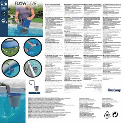 Deuba Pool Surface Skimmer - Automatische Zwembad afval- en bladreiniger