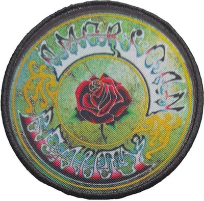 Grateful Dead - American Beauty Circle Patch - Multicolours
