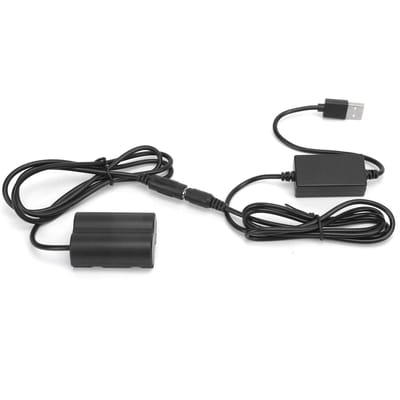 NPW235 Dummy Batterij DC Koppeling Stroomadapter met USB Aandrijfkabel voor Fujifilm XT4 GFX100S gray