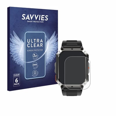 Savvies - Screenprotector voor Blackview W70 Pro 1.45" - Folie Beschermfolie transparant 6 Stuks