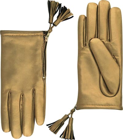 Laimböck Dames Handschoenen Foggia Goud | Maat 7