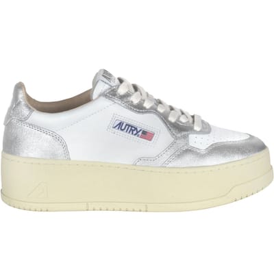 Sneakers Autry Baskets Medalist cuir de veau haut de gamme