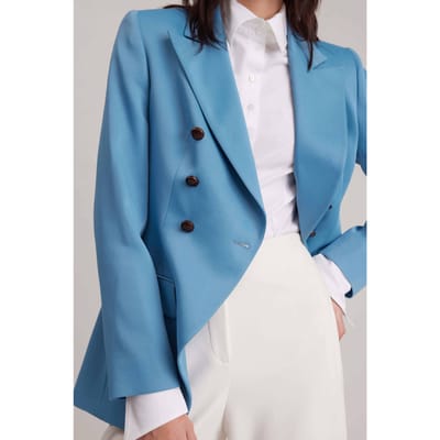 Anne Fontaine Lonora Icy Blue Size: 38 | Blazers Outlet | Dames | Blauw