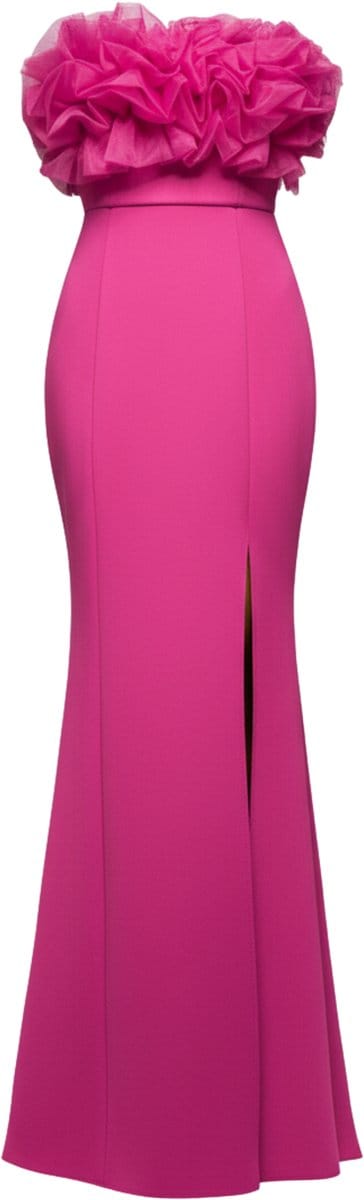LARICA Jurk - Rits - Jurk Fuchsia XS