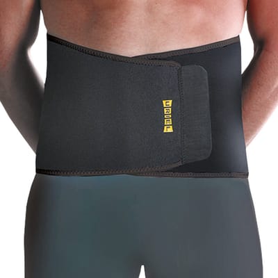 Uriel - Buikband na operatie & postpartum - Voor zwakke buikspieren & lage rugklachten - Unisex - Zwart - Verstelbaar van maat S t/m XL