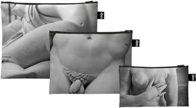 LOQI Zip Pockets - Marble Bodies gerecycled