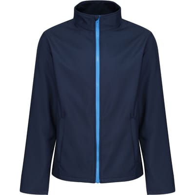 Regatta Heren Ablaze Printable Soft Shell Jas (Marine / Frans Blauw)