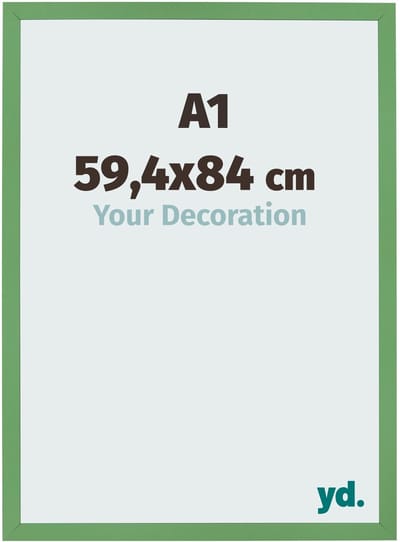 Your Decoration - Fotolijst A1 59,4x84 cm - MDF - Groen - Bologna