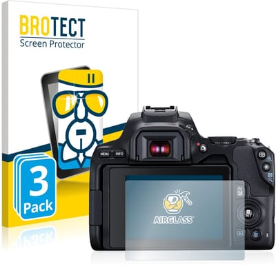 Screenprotector 3 Stuks voor Canon EOS 250D Beschermglas transparant