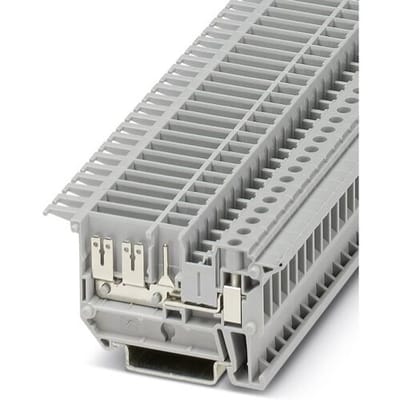 Phoenix Contact 3070435 Doorgangsserieklem 6.2 mm Schroeven Grijs 50 stuk(s)