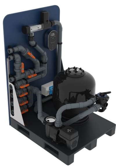 AquaForte filterpallet zandfilter VS Pro - plug & play systeem voor zwembaden tot 75 m3
