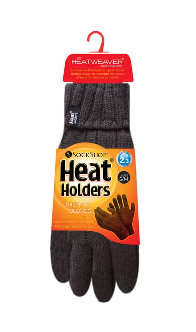 Heat Holders - Thermische handschoenen met fleecevoering voor dames - Zwart